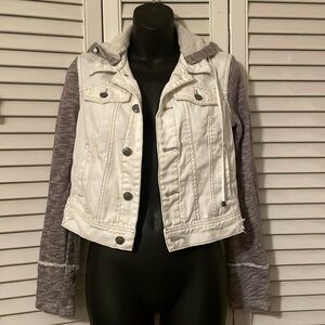 Free People mixed media jacket